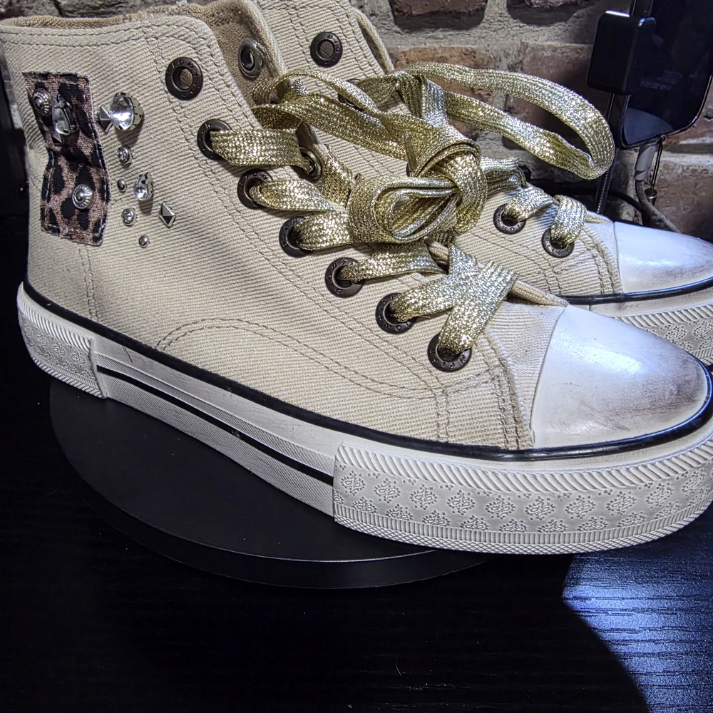 Blowfish Malibu Distressed High-Top Sneakers - Picture 7 of 7